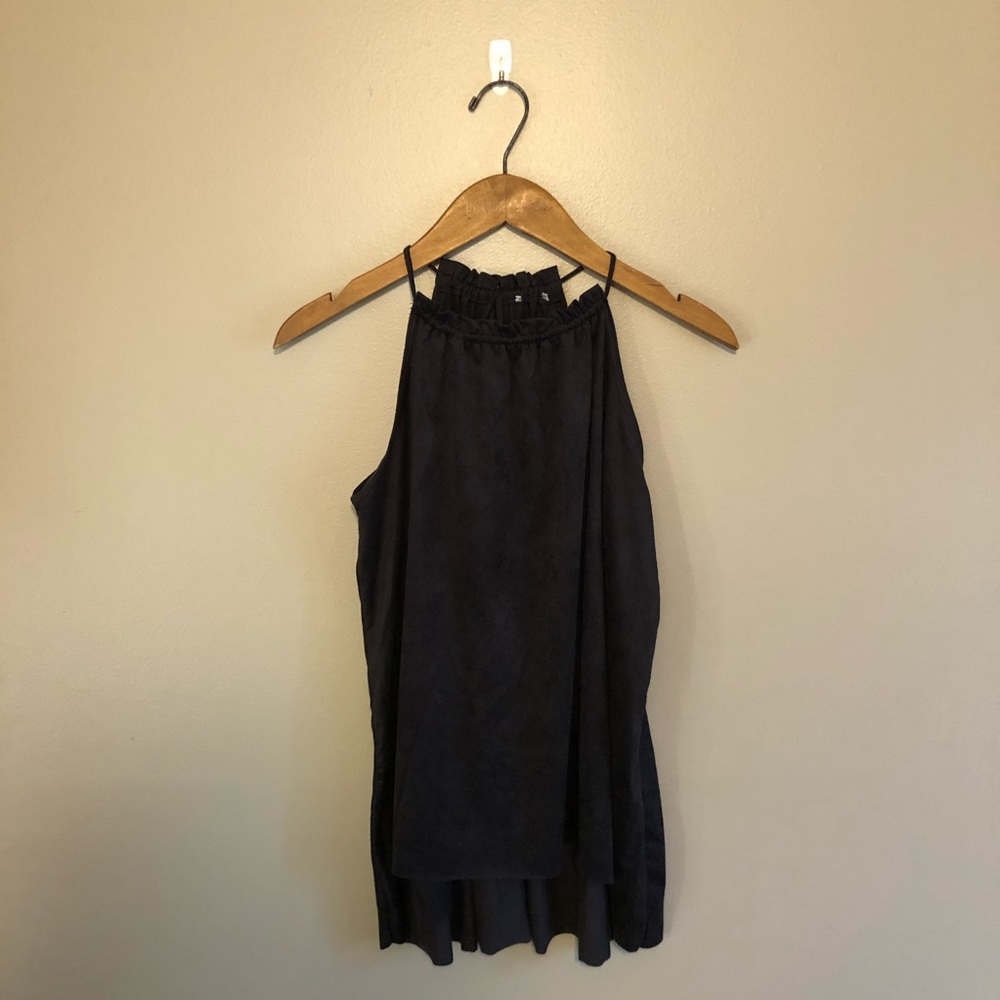 Faux Suede Tank Top